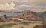 Jean Baptiste Camille  Corot, Ischia,View from the Slopes of Mount Epomeo (mk05)